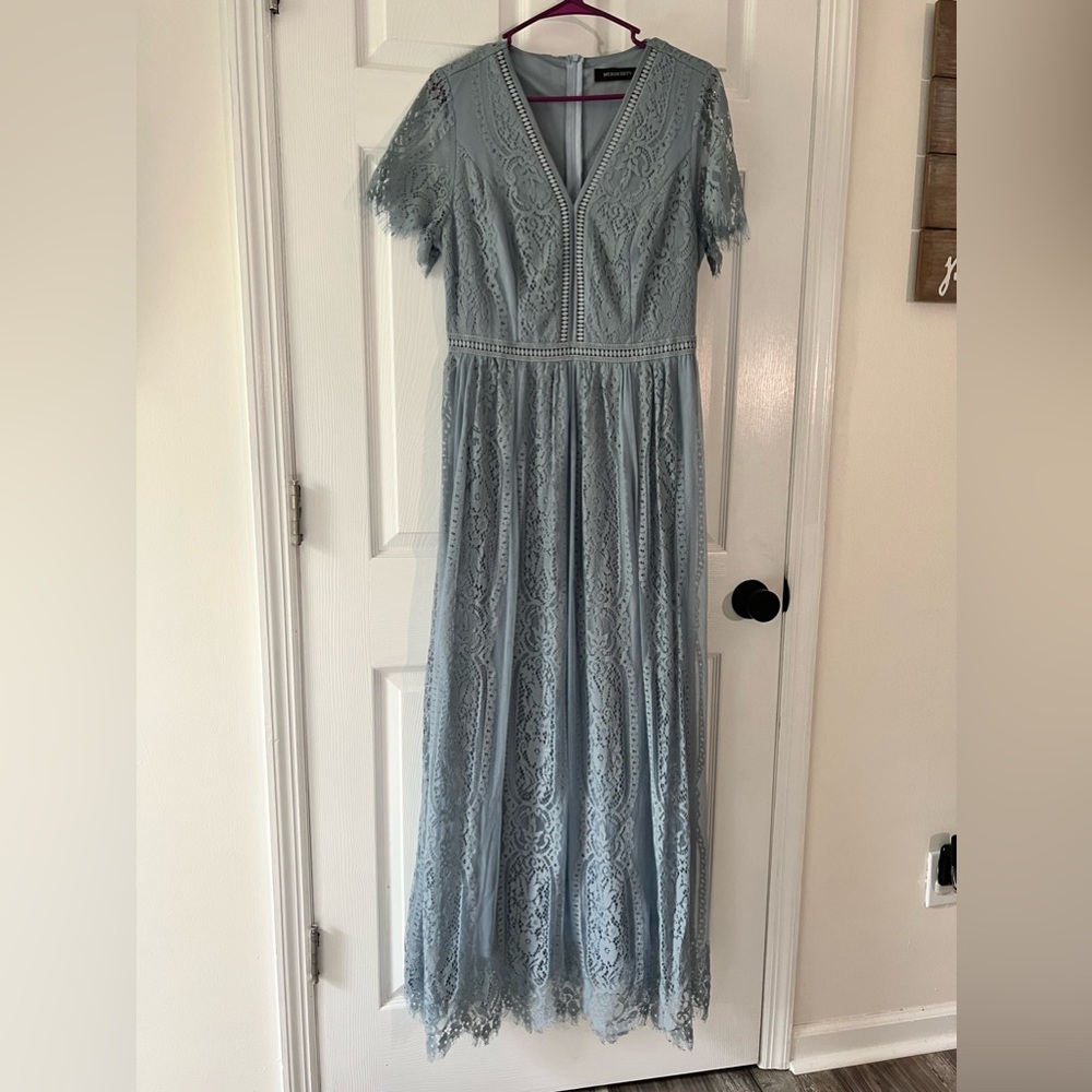 Light Blue Lacey Dress